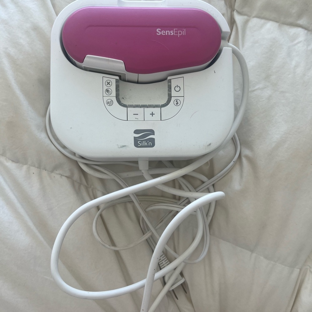 Silk'n SensEpil Hair Removal Device - Pink and White